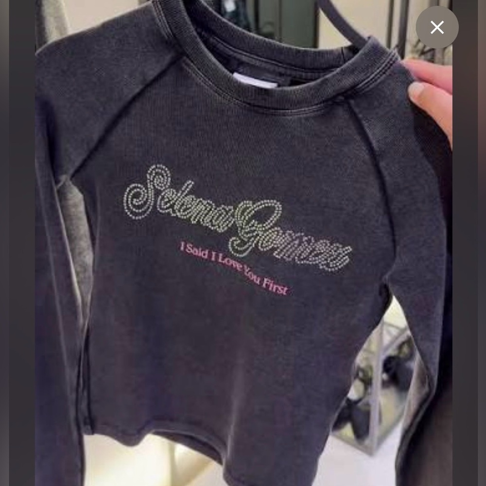 Zara  Selena Gomez ribbed t shirt 1277-009